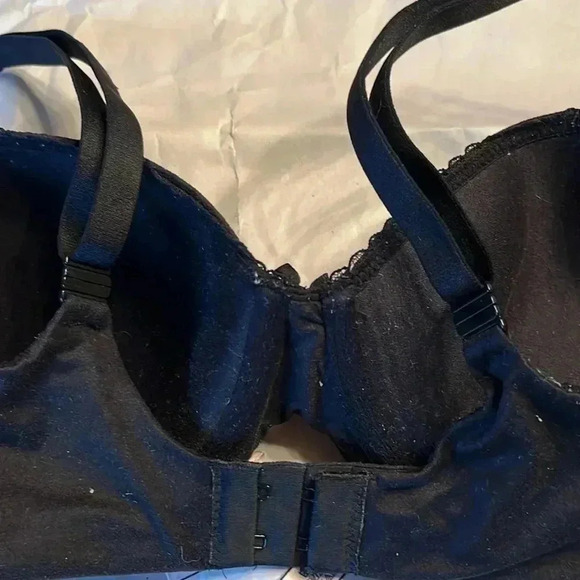 VICTORIAS SECRET lined demi convertible bra black size 34DD - Picture 3 of 5